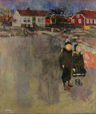 Spring Evening at Ula by Ludvig Karsten